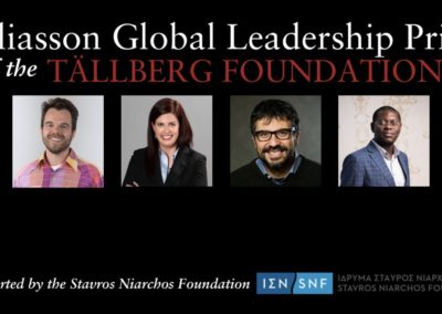 Winners of the Eliasson Global Leadership Prize
