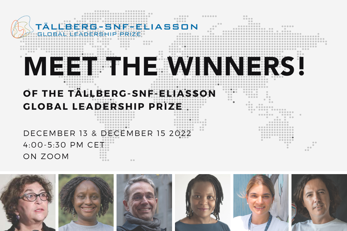 The Tällberg Foundation Celebrates the 2022 Tällberg Leadership Prize Winners