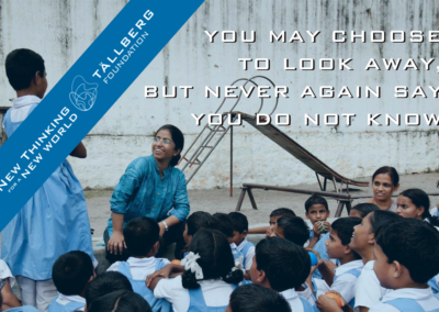 You May Choose to Look Away, But Never Again Say You Do Not Know